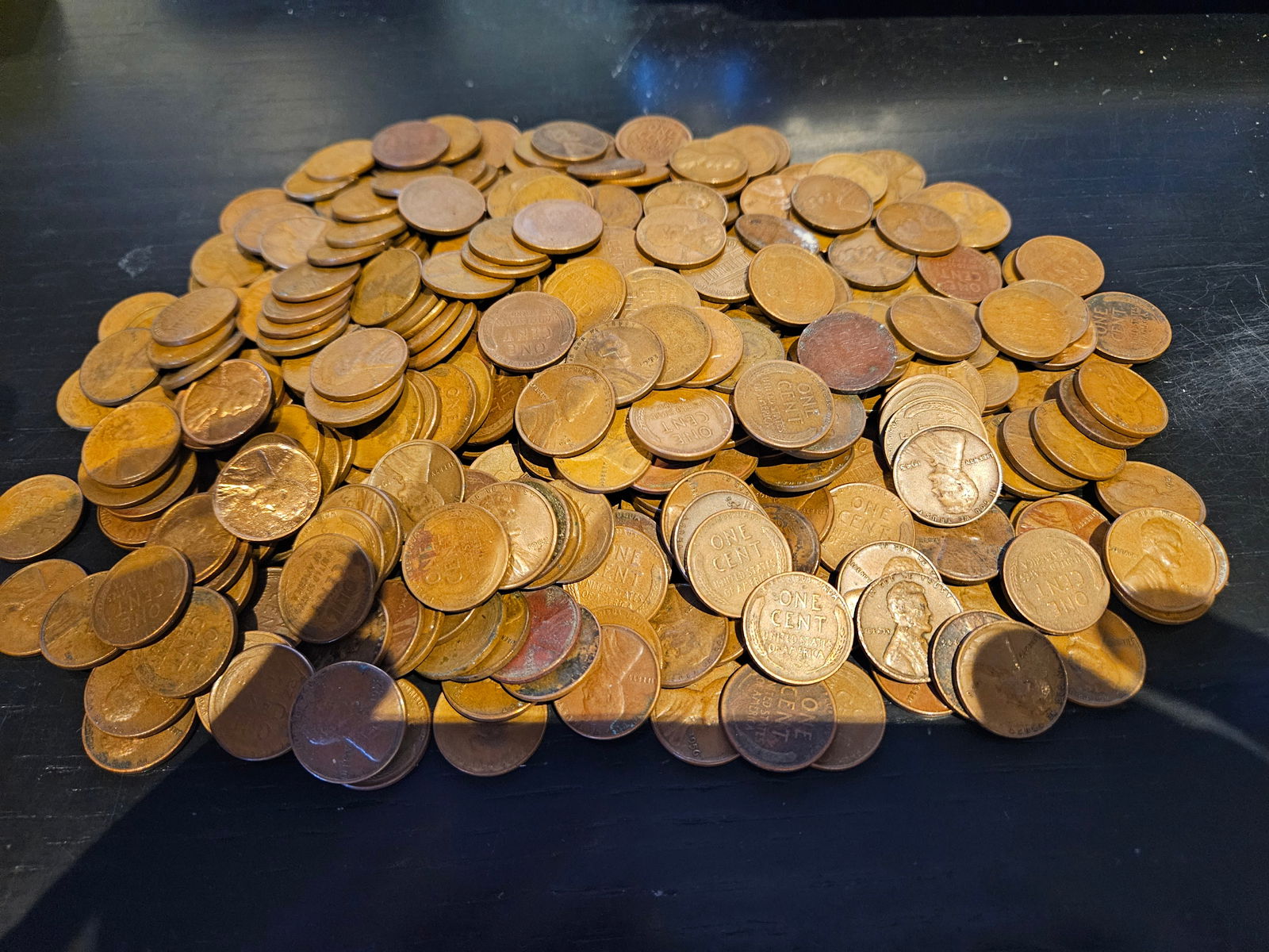 500 'WHEAT' PENNIES: 500 'WHEAT' PENNIESMIXED DATES AND MINTSVG-EXF