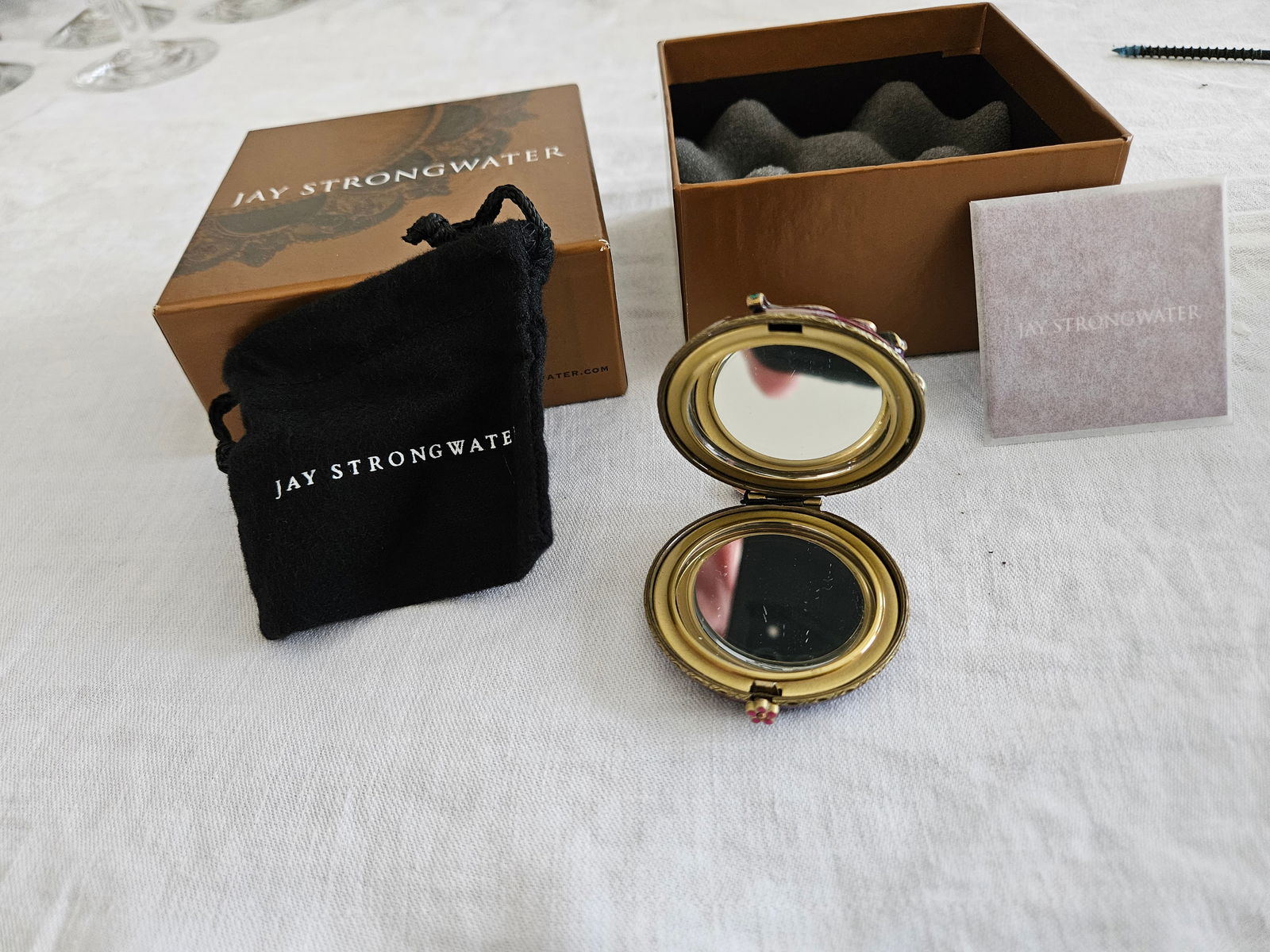 Jay Strongwater Compact: Jay Strongwater CompactNew with bag and box