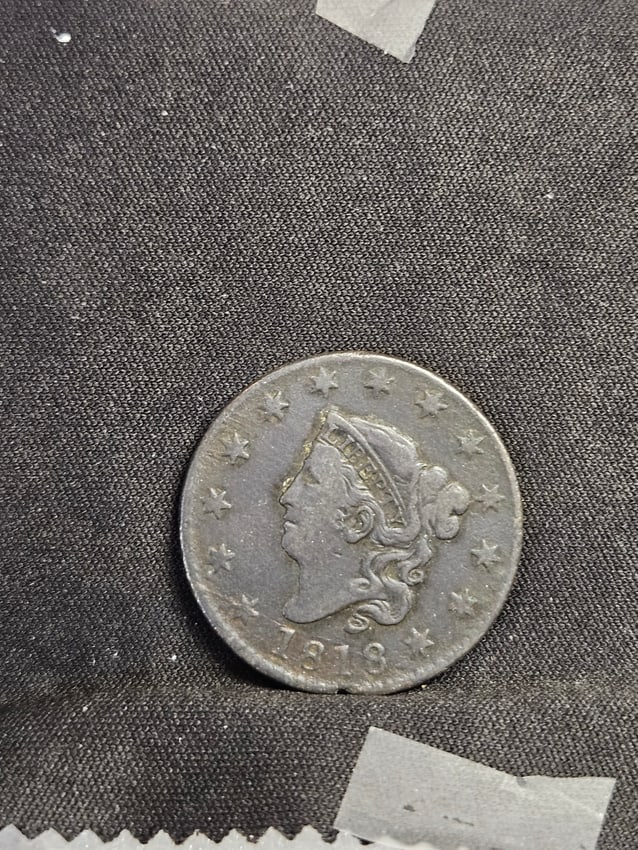 1818 ONE CENT: 1818 ONE CENTLARGE CENTF-15
