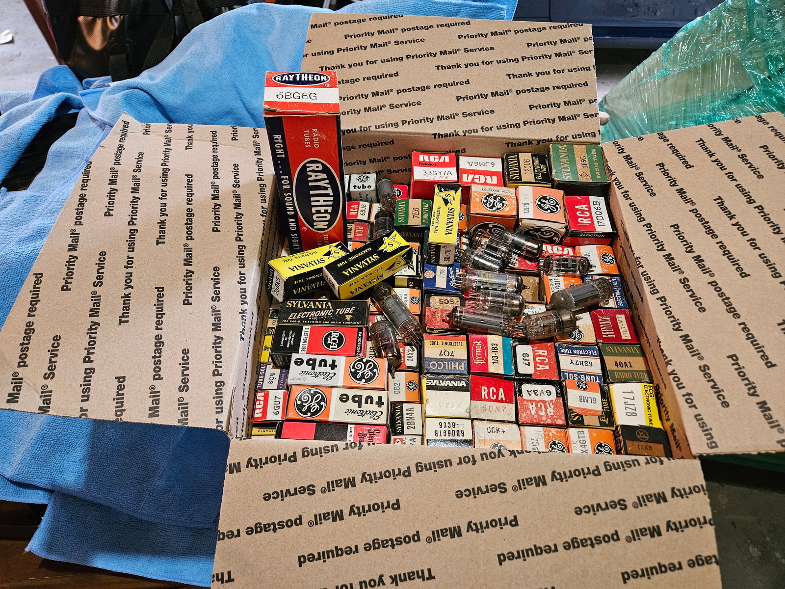 Assorted Electron Tubes: Assorted Electron TubesNOS over 100 per box