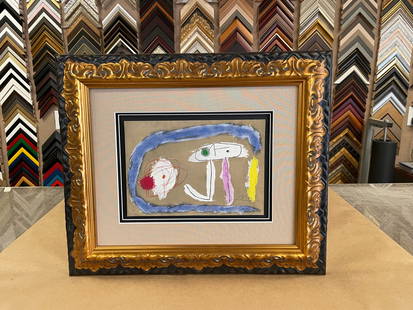 Personnage - Original Litho by Joan Miro: Joan Miro (Spain, 1893-1983) Original color lithographPrinted in France 1965 by Pierre Matisse GallerySigned in Black Pencil by Miro8.5 x 12.5 Inches see last picture for an image of the Certificate o