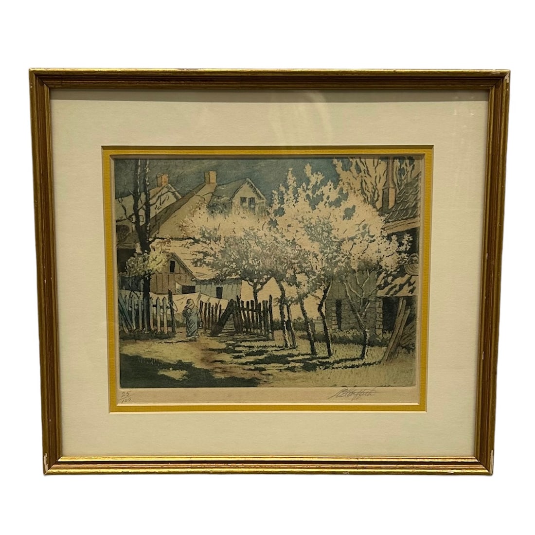 Framed Signed and Numbered Louis Oscar Griffith Landscape Print (1 of 7)