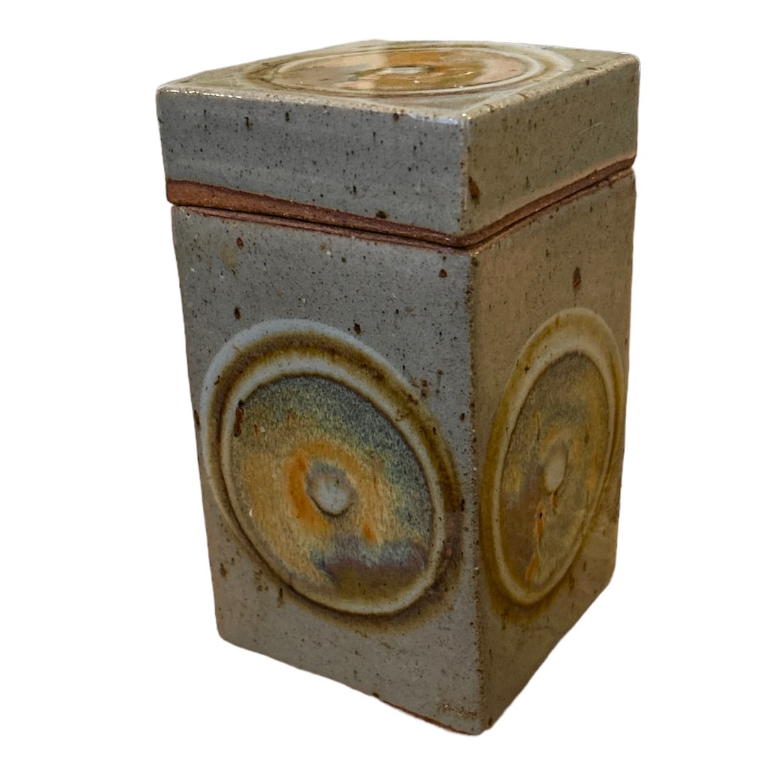 Original & Signed Tyrone Larson Square Ceramic Trinket Box (1 of 9)