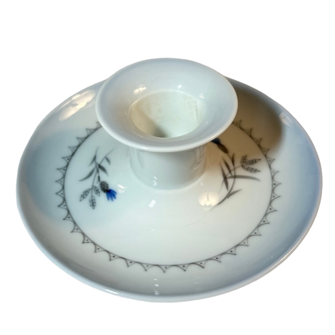 Bing & Grondahl Demeter / Blue Danish Cornflower Candlestick Holder No 249 (1 of 6)