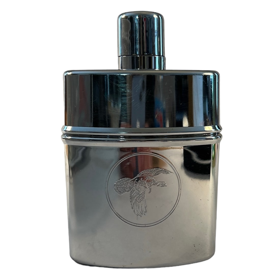 Wild Turkey Kentucky Straight Bourbon Whiskey 200ML Empty Glass Lined Flask (1 of 9)