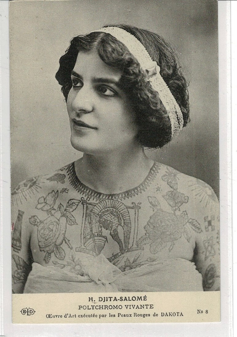 Djita Salome – Rare Antique Postcard ca.1903 (1 of 2)