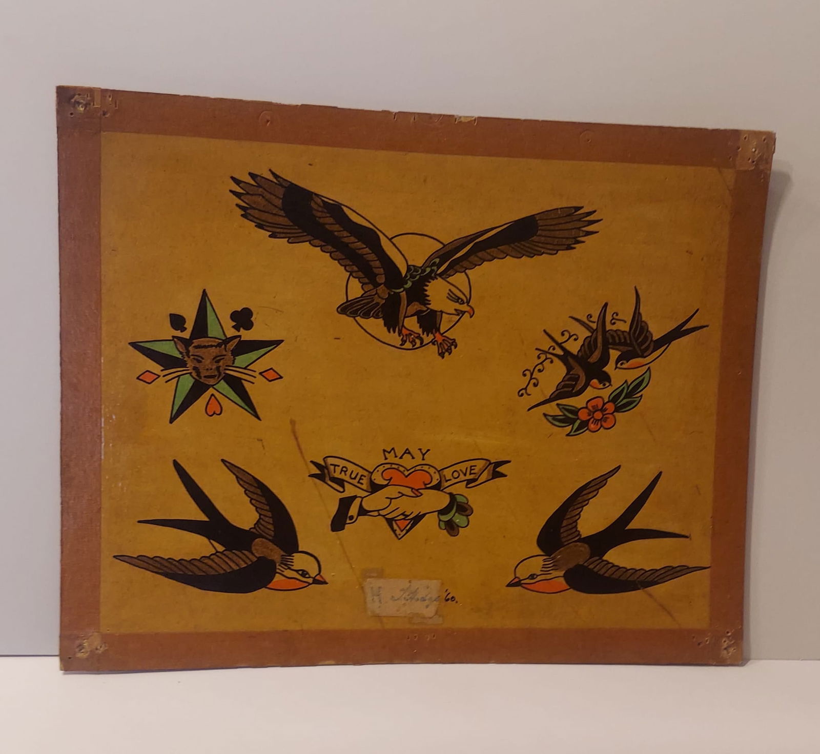 Vintage Tattoo Flash- Tattoo Artist T Hodge 1960 (1 of 1)