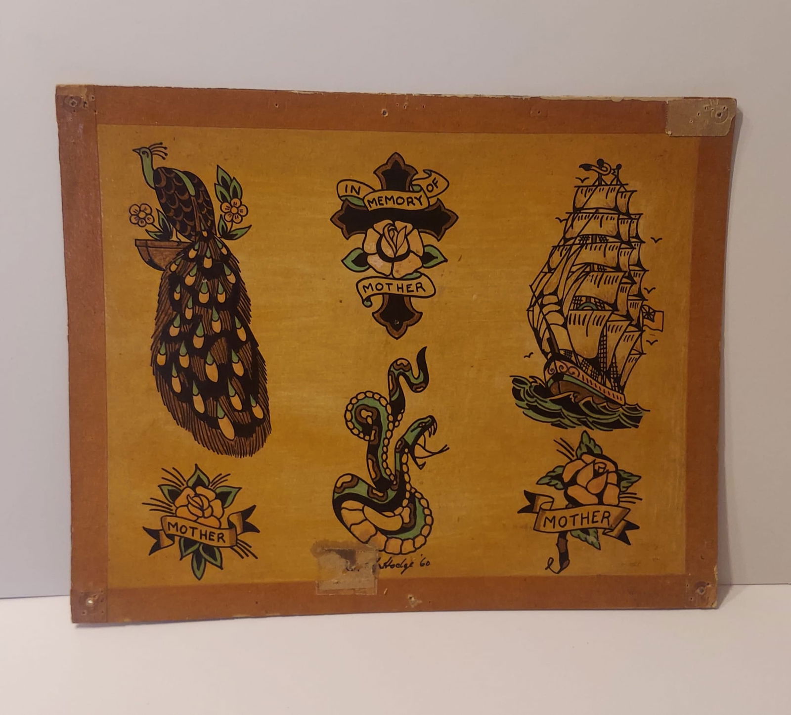 Vintage Tattoo Flash- Tattoo Artist T Hodge 1960 (1 of 1)