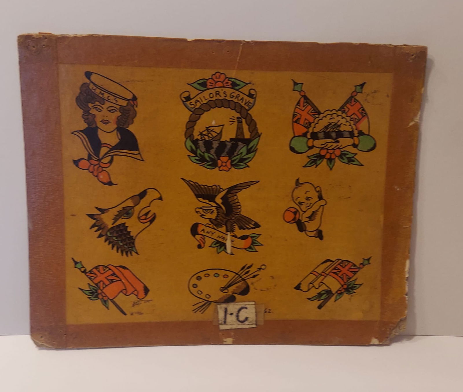 Vintage Tattoo Flash- Tattoo Artist T Hodge 1962 (1 of 1)