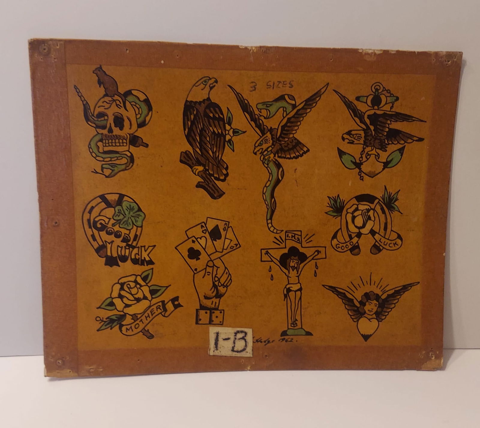 Vintage Tattoo Flash- Tattoo Artist T Hodge 1962 (1 of 1)