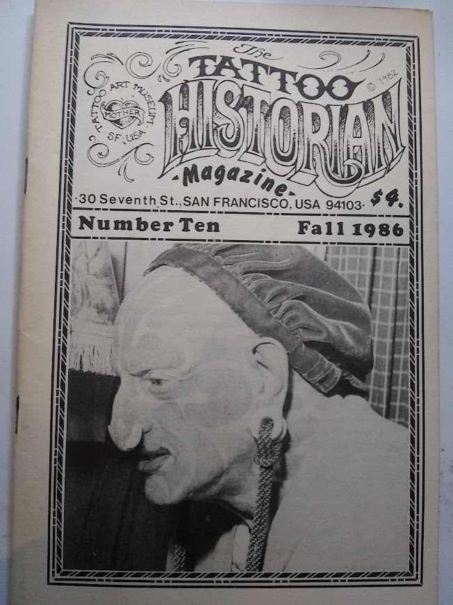 Tattoo Historian Magazines from Lyle Tuttle | Tattoo Historian #910| Conditiion Good: Tattoo Historian Magazines from Lyle Tuttle | Tattoo Historian #10 | Conditiion Good | Location: USA