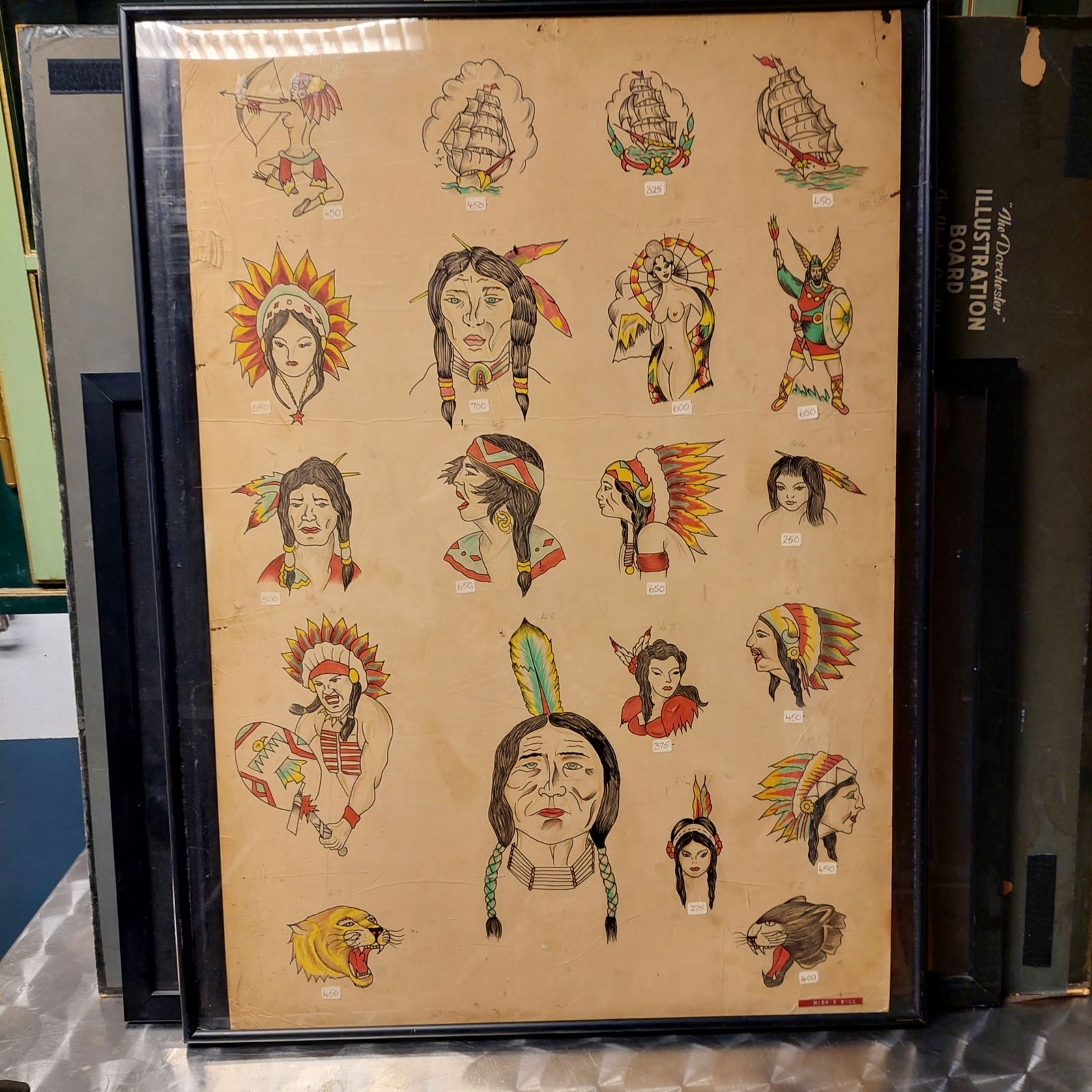 Vintage Tattoo Flash | Tattoo Artists Mick Bloor  / Billy Jones | UK | early 1970’s | Tattoo (1 of 1)