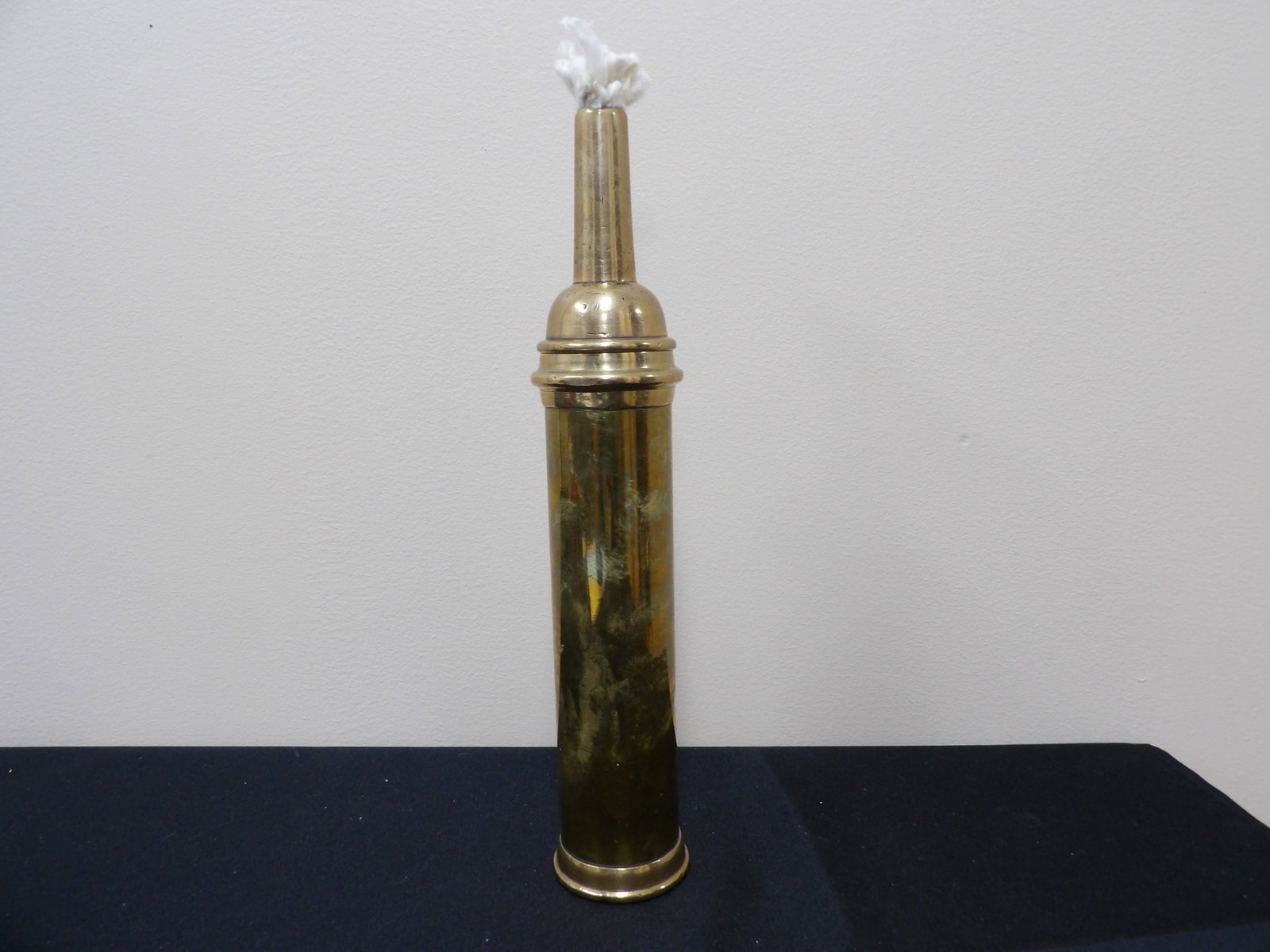 Antique Brass/Copper Torch: 12 inches height.