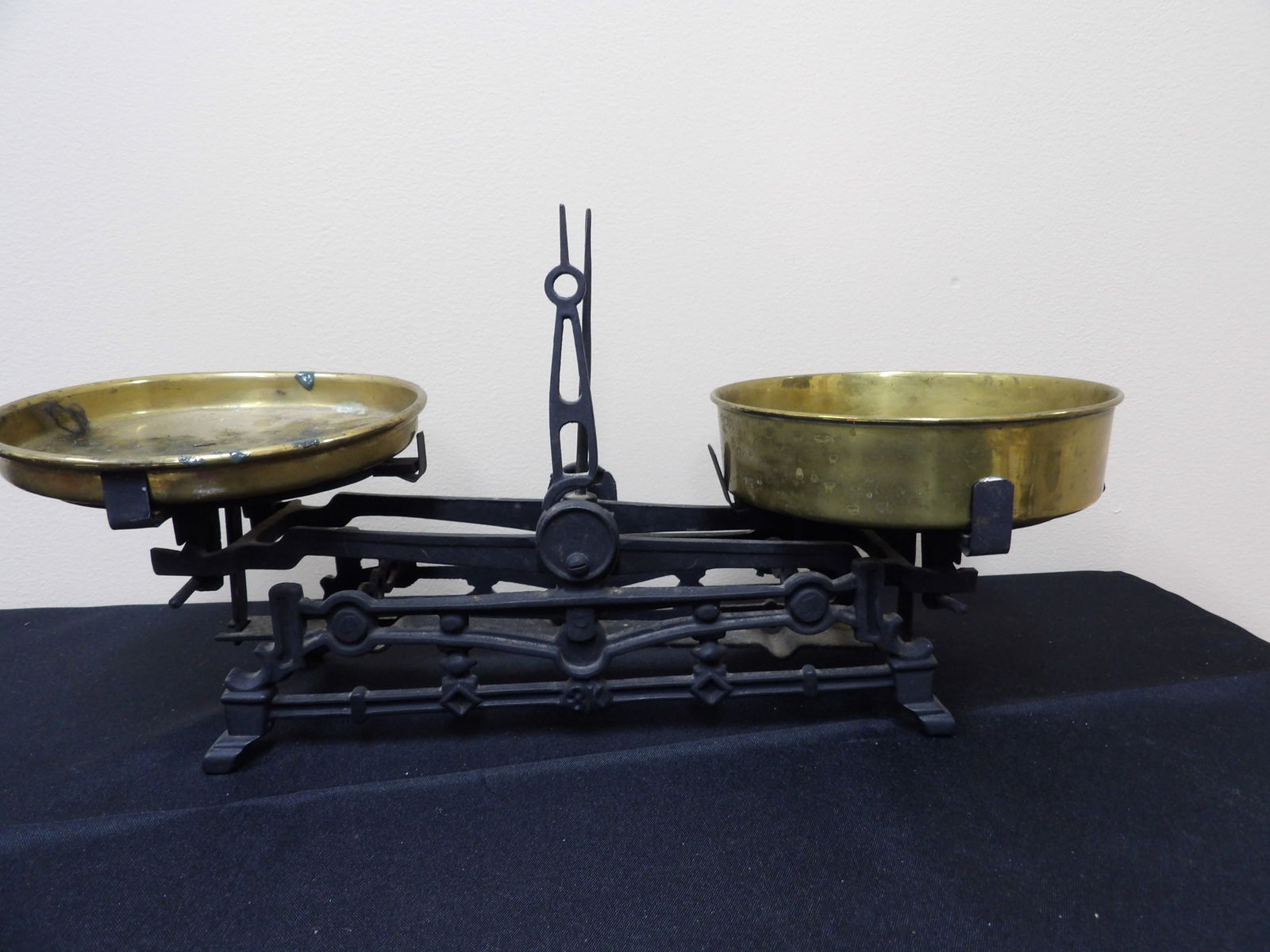 Antique Brass Scale Cast Iron Base (1 of 3)