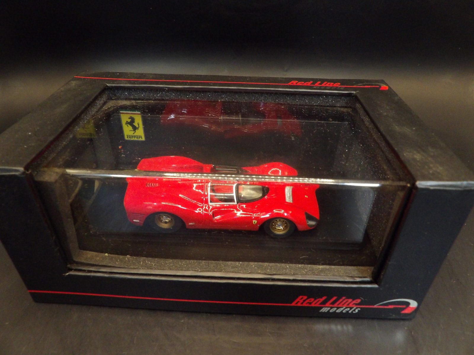 Ferrari 330 Redline Models RL191: 3.7 inches length. In a display case.