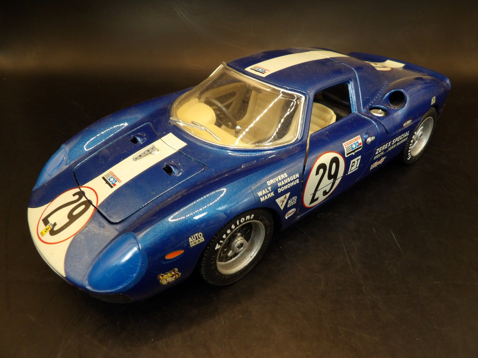 Ferrari 250 Le Mans (1965) Made in Italy: 9 inches length.