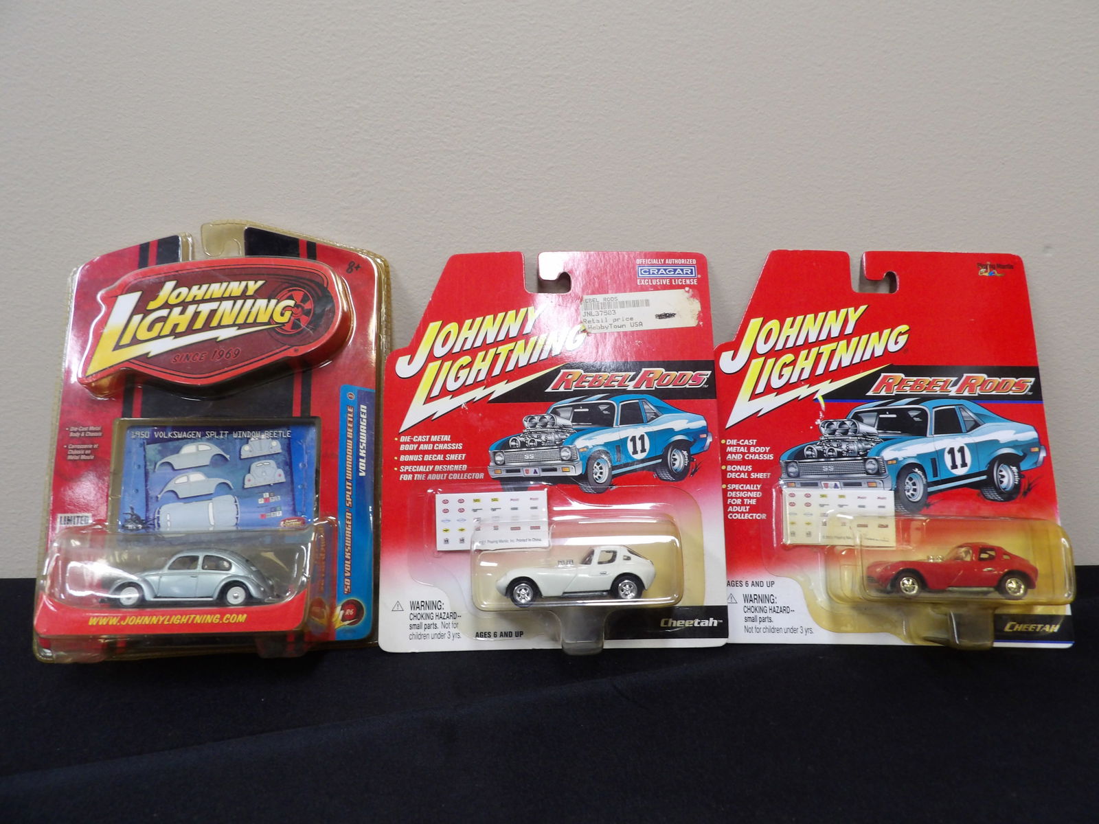 Lot of 3 Johnny Lightning Die-Cast Cars (1 of 9)