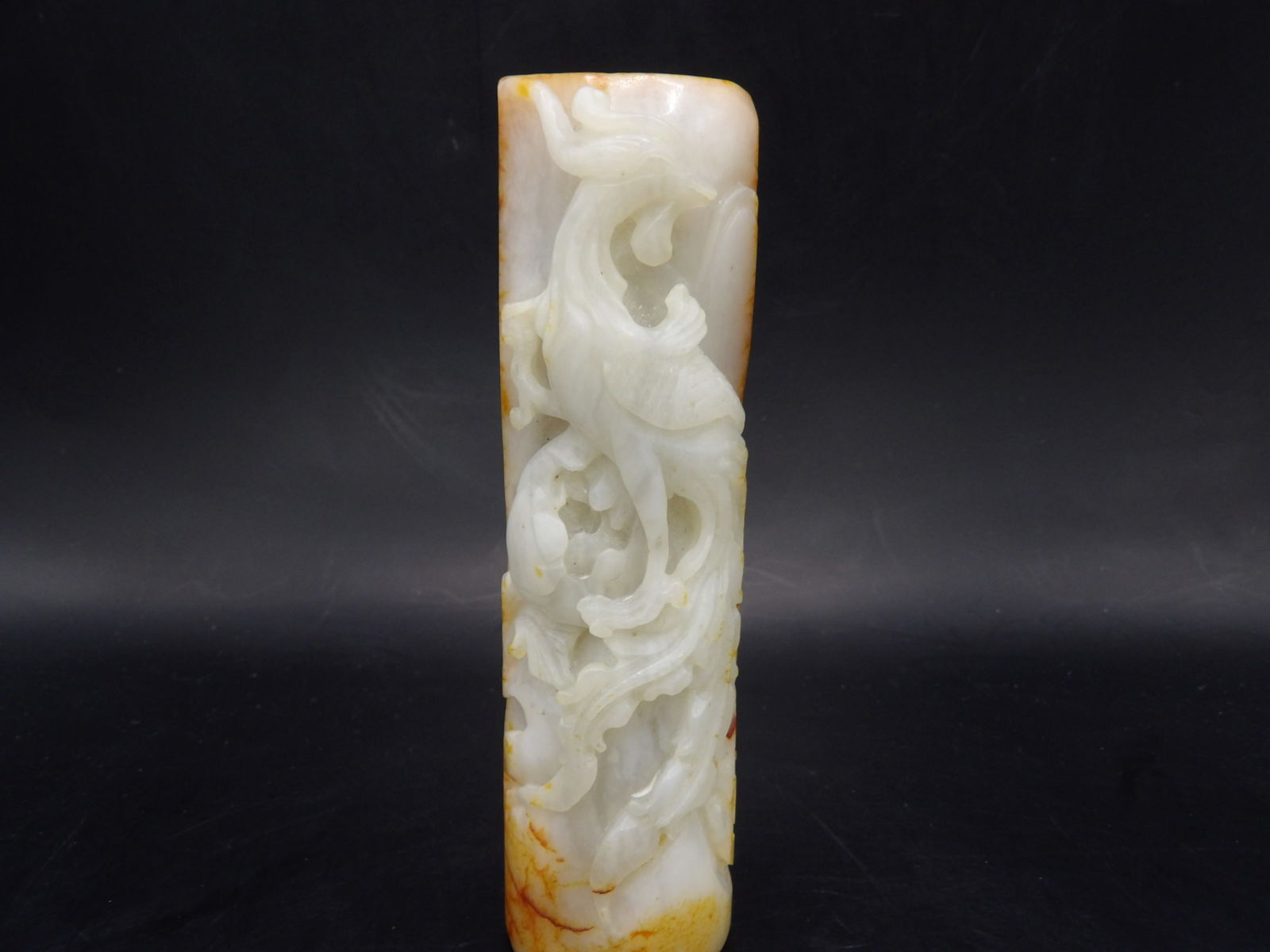 Chinese jade phoenix carving (1 of 6)