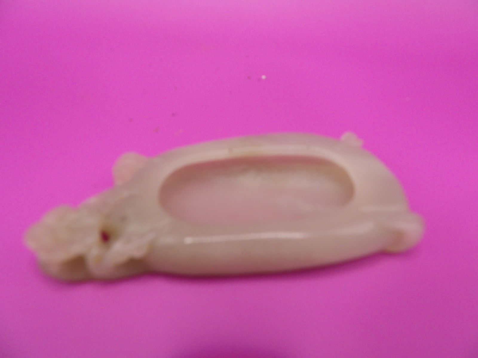 Chinese jade carved brush pot (1 of 3)