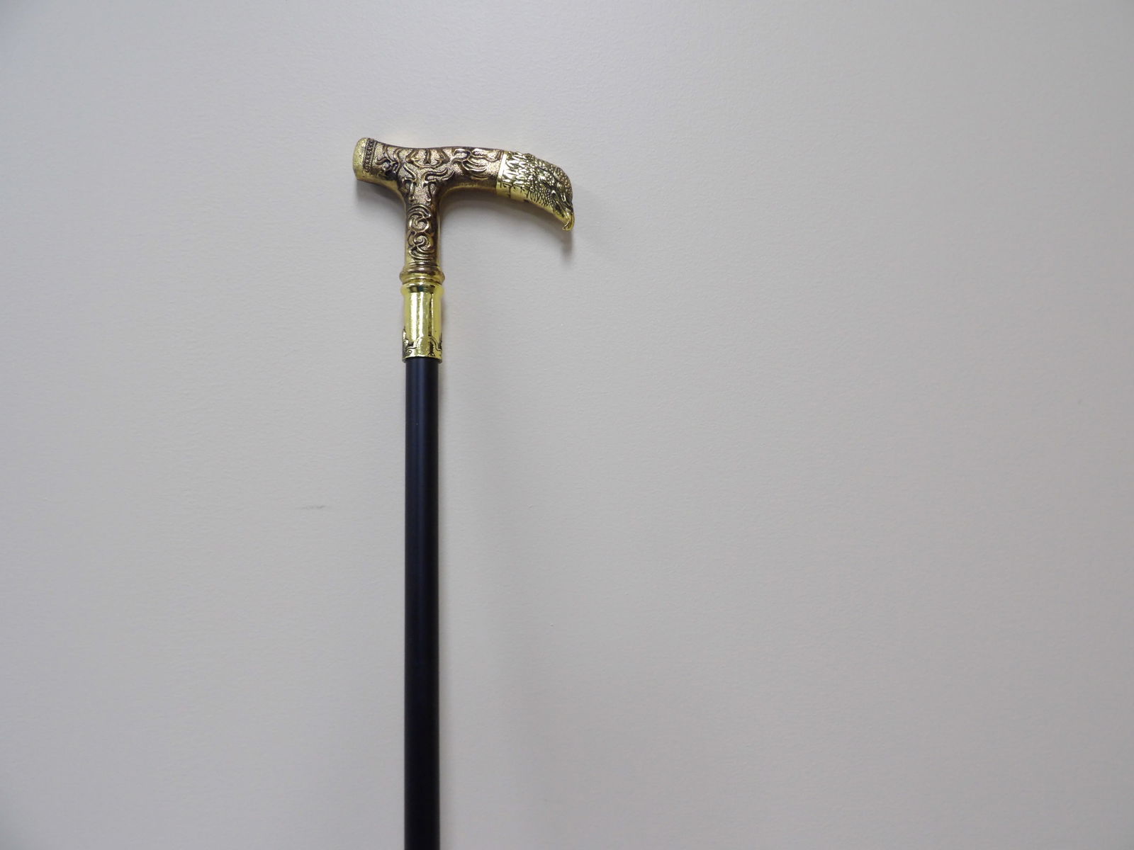 Golden Eagle headed unique cane sword - sword inside the cane (1 of 8)