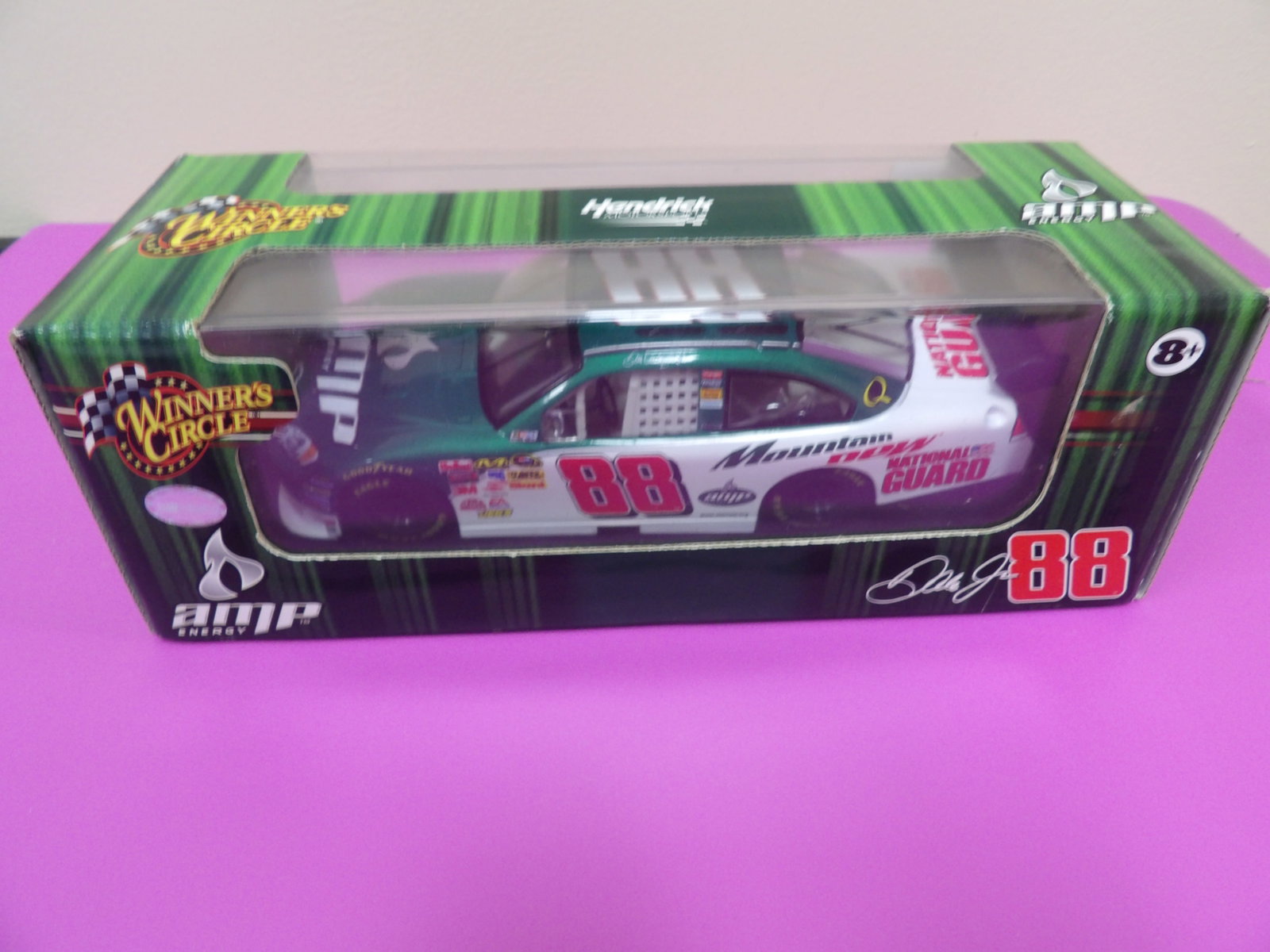Winner's Circle Dale Earnhardt Jr's #88 Nascar Mountain Dew Car: 11 inches length box.