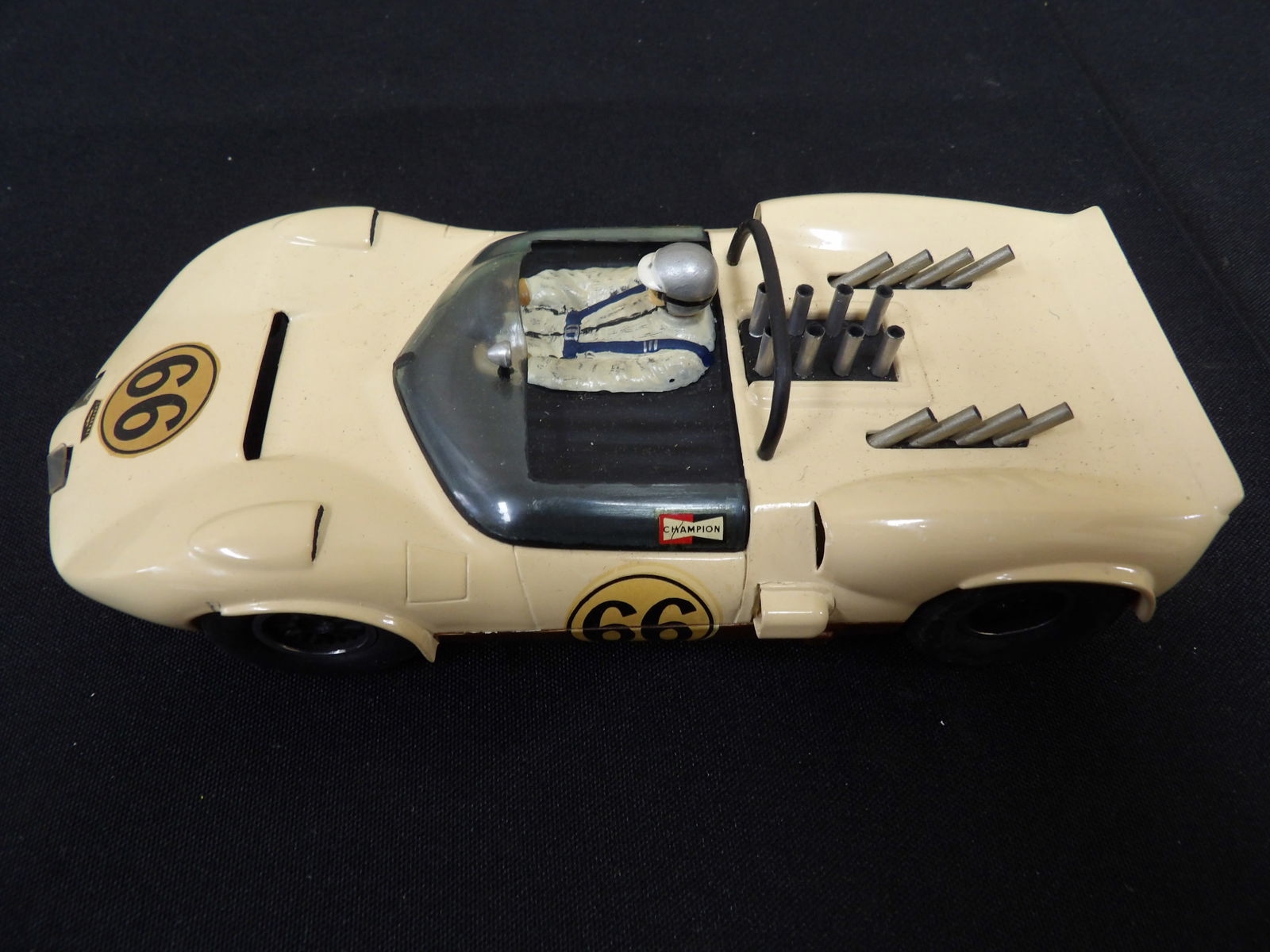 Slot car marked 66 (1 of 5)