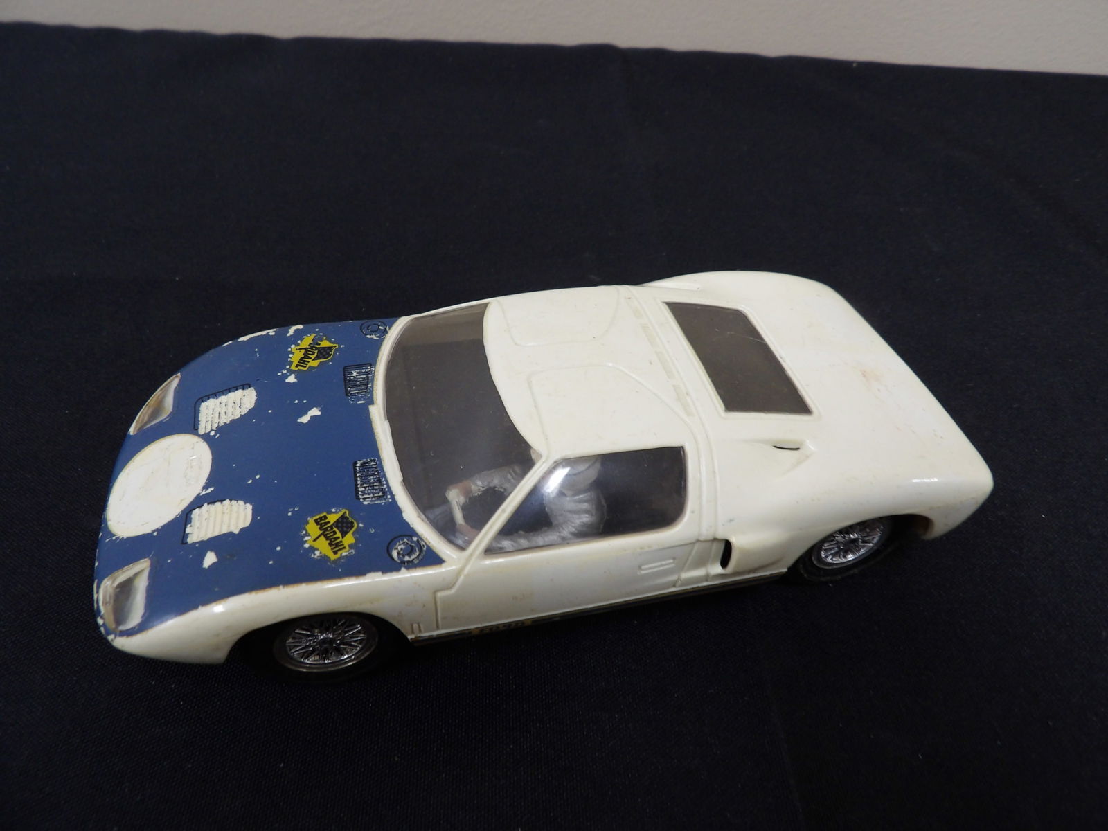 K & B Mfg Corp Ford slot car marked Bardahl (1 of 7)