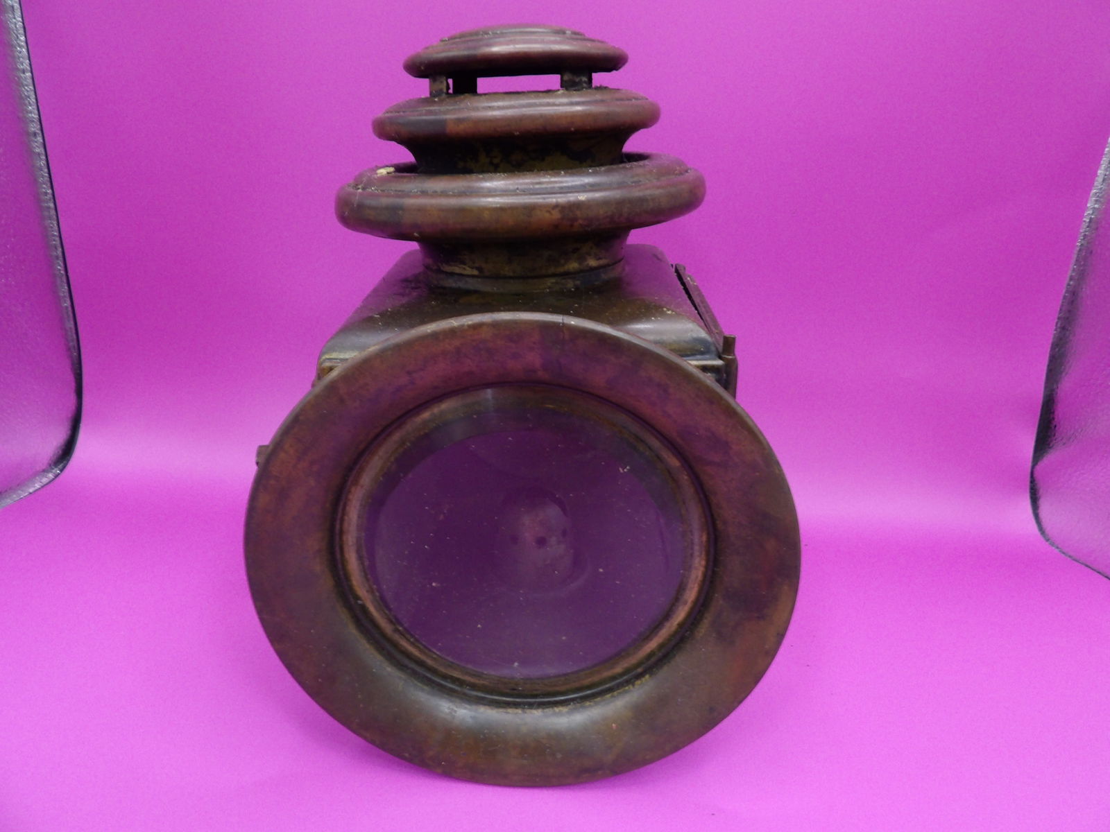 Chadwick Bros vintage driving lamp marked Hamilton, Ontario (1 of 7)