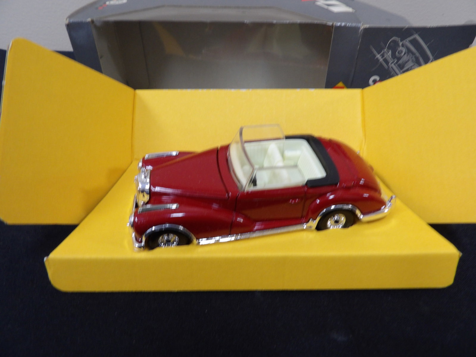 Corgi Classics 1956 Mercedes 300S in box: 5 inches length scale car in 7.5 inches length box.