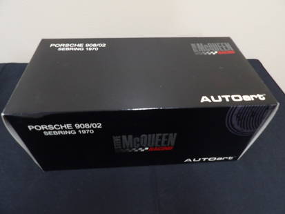 1:18 Autoart Porsche 908/02 Sebring 1972 Steve McQueen: 13 inches length box.
