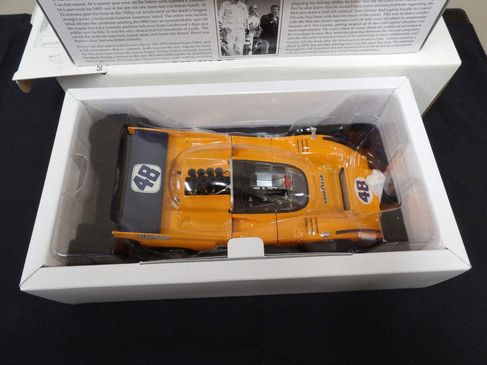 1:18 GMP McLaren M8D Dan Gurney #48 scale car (1 of 8)