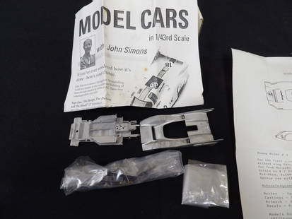Made in England Marsh Models 1:43 The Thundersport Range Kit: Approx. 6 inches length. With instructions. Untested.