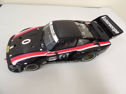 1:18 Racing Legend Porsche 934/935 Interscope limited edition no A0441: 10.2 inches length.