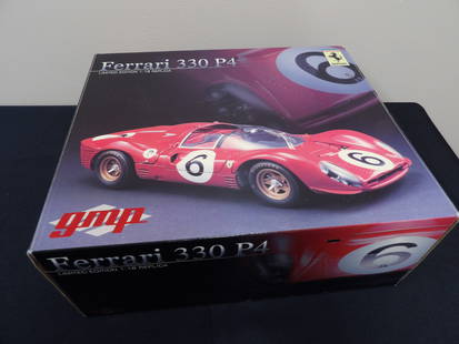 GMP Ferrari 330P4 limited edition 1:18 in original box: 12.5 inches length box.
