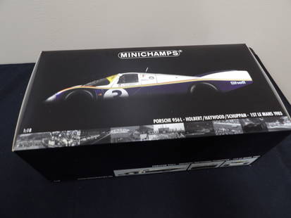 Minichamps Porsche 956L 1st Le Mans 1983 in original box 1:18: 10.5 inches length scale car.