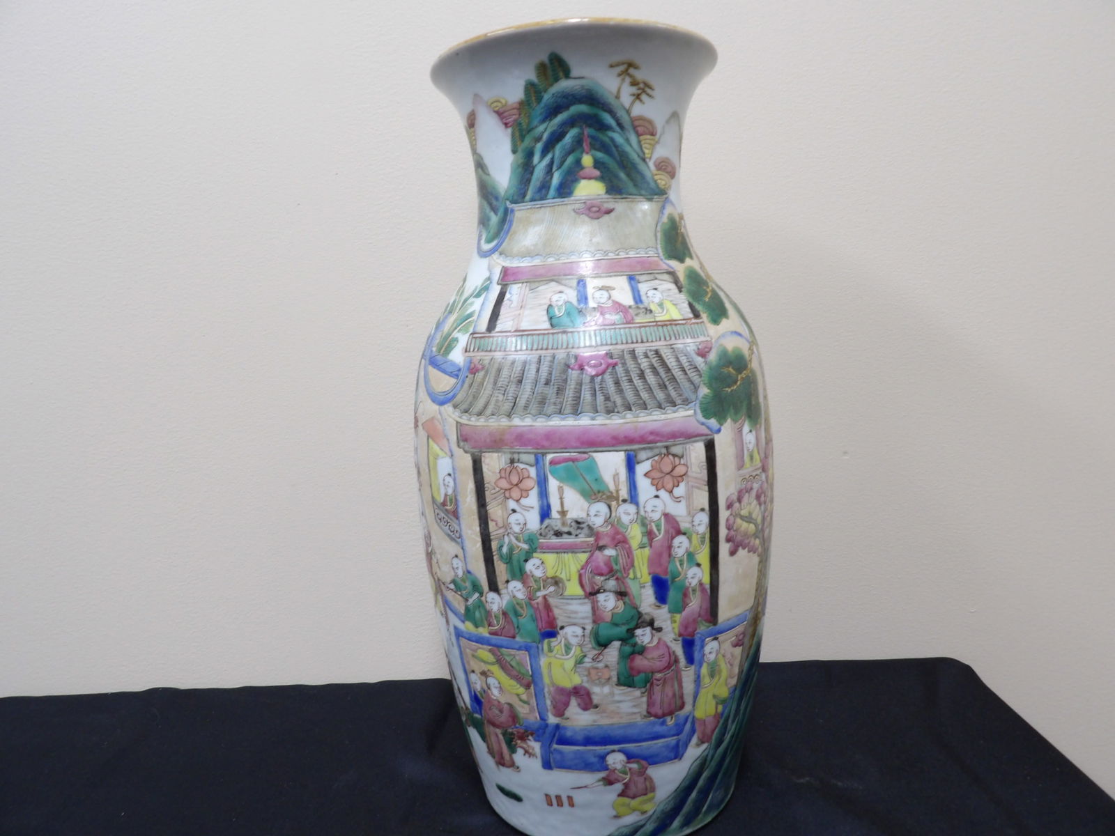 antique 19th century Chinese one hundred boys and dragon play porcelain vase Amazing details (1 of 15)