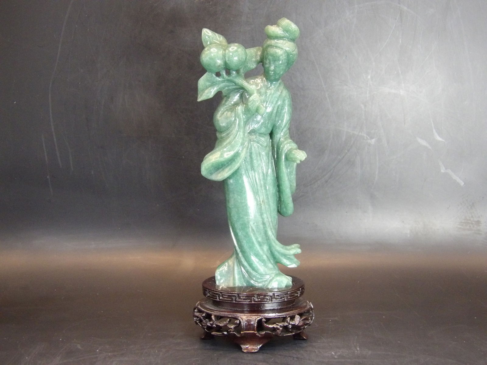 Chinese antique Jade Magu Fine Carving Statue (1 of 7)