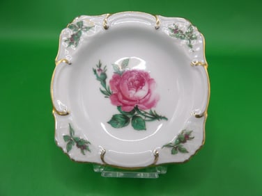 vintage Meissen porcelain ashtray
