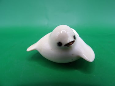 Fine Japanese dove carving signed