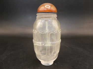 Chinese rock crystal snuff bottle