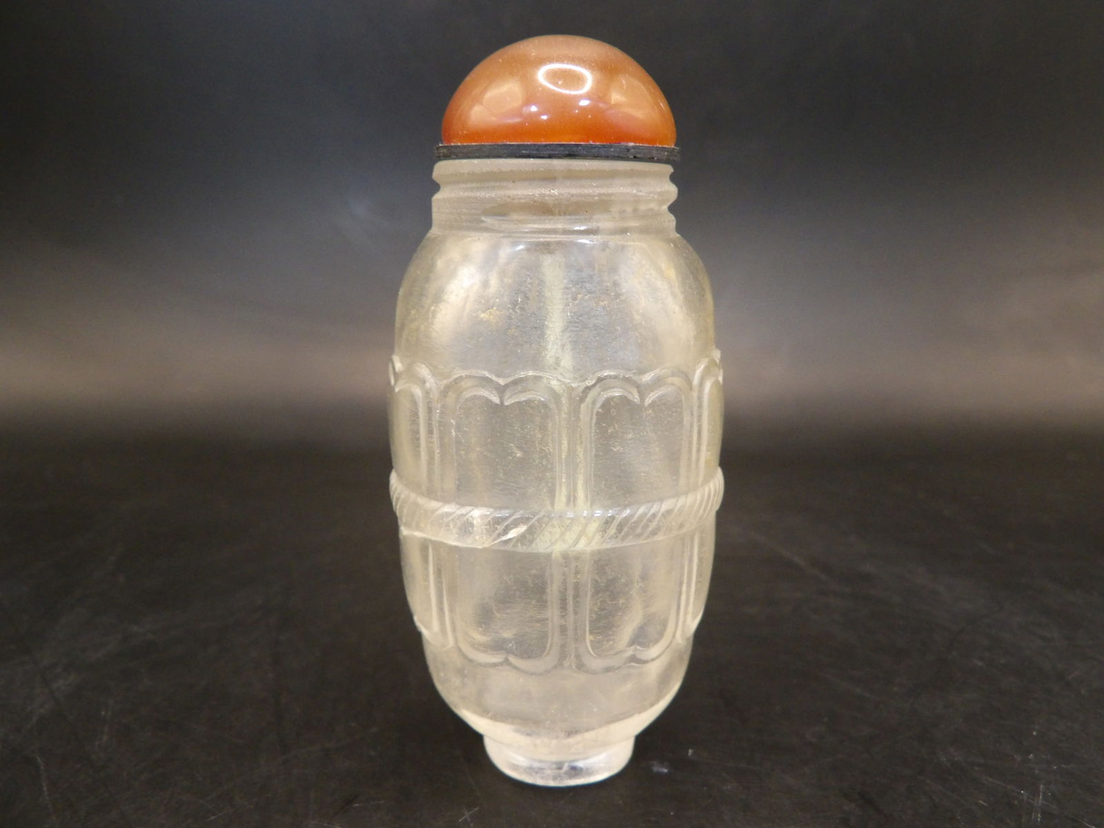 Chinese rock crystal snuff bottle (1 of 6)