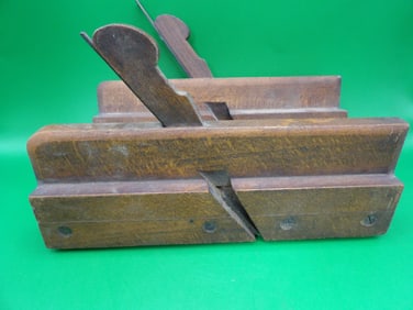 lot of 2 antique wooden moulding plane 1800s