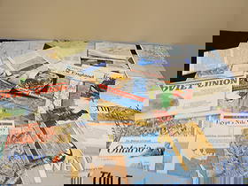 Rare lot of over 40 maps from National Geographic magazines from 70s to early 2000s: Large lot of over 40 maps in good condition from National Geographic magazines from 70s to early 2000s.