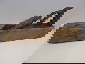 16 inches length antique wooden hand plane: 16 inches length.
