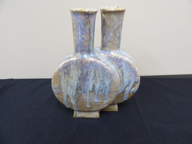 Chinese porcelain double-necked vase