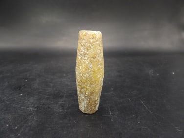Chinese antique chicken bone jade tube