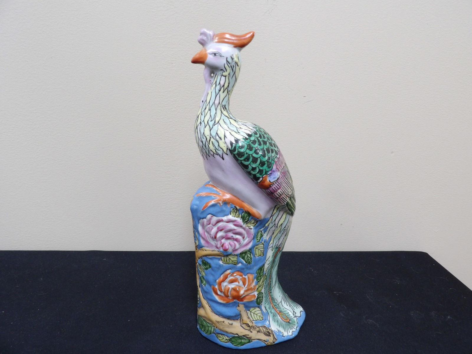 Chinese porcelain phoenix statue (1 of 5)