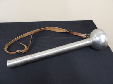 vintage Rayovac Sportsman 19 inches length flashlight with carry leather strap