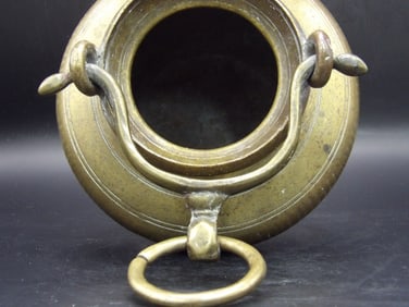 19th Century Indian Religious Brass Holy Water Pot