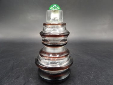 Chinese multiple layers glass snuff bottle